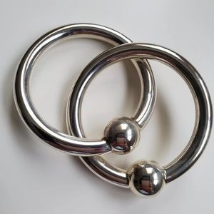 Tiffany sterling silver baby rattle